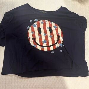 Cute forth of July cropped top from norstrooms